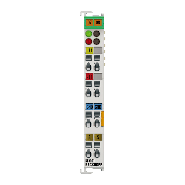 Beckhoff KL3021 Bus Terminal, 1-channel analog input, current, 4…20 mA, 12 bit, differential Turkey