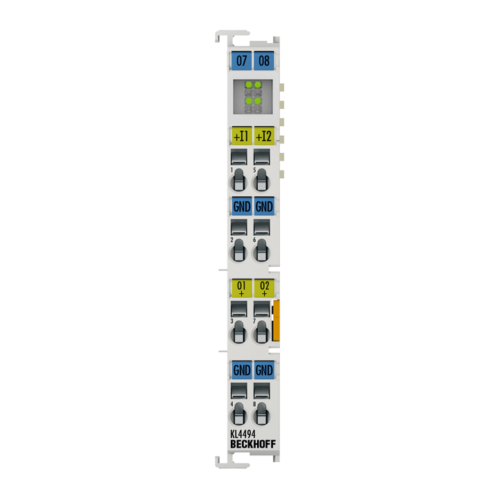 Beckhoff KL4494 Bus Terminal, 2-channel analog input + 2-channel analog output, voltage, ±10 V, 12 bit, single-ended Turkey