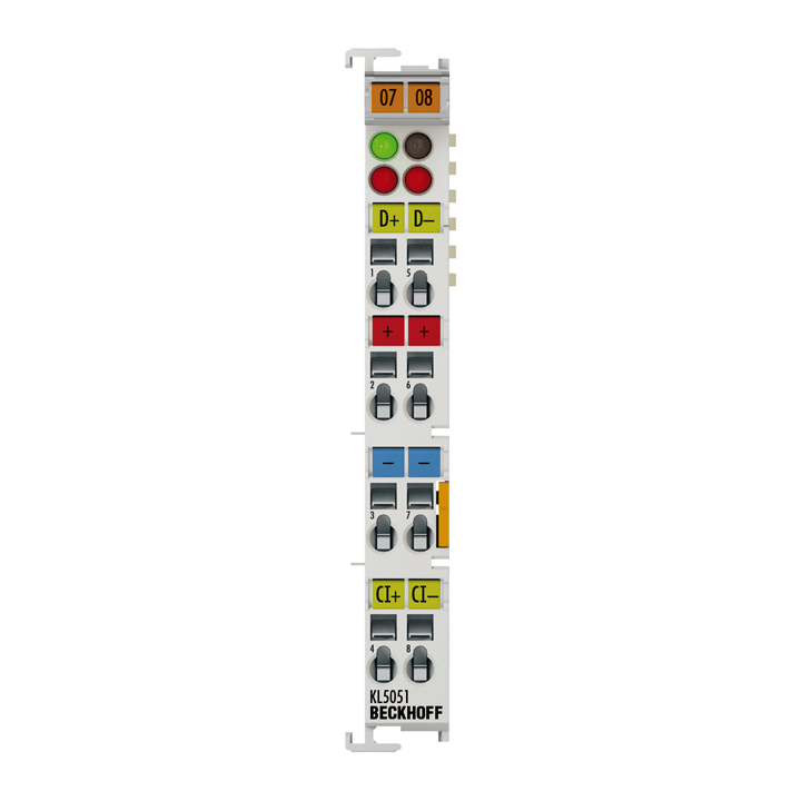 Beckhoff KL5051 Bus Terminal, 1-channel encoder interface, SSI, bidirectional Turkey