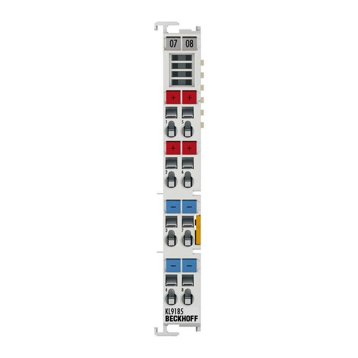 Beckhoff KL9185 potential distribution terminal, 4 x 24 V DC, 4 x 0 V DC Turkey