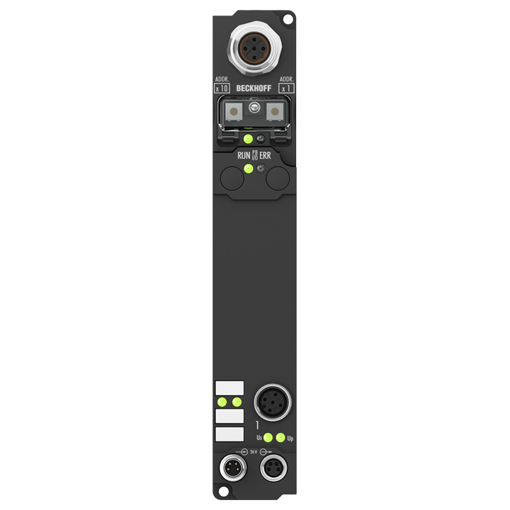 Beckhoff IP6012-Bxxx Fieldbus Box, 2-channel communication interface, serial, TTY, 20 mA, M12 Turkey
