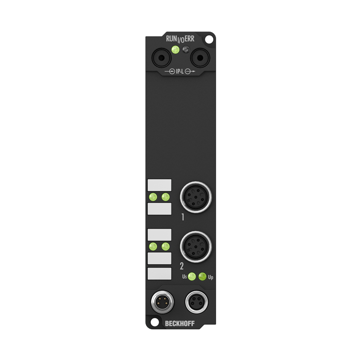 Beckhoff IE2512 Extension Box, 2-channel PWM output, 24 V DC, 25 A, M12 Turkey
