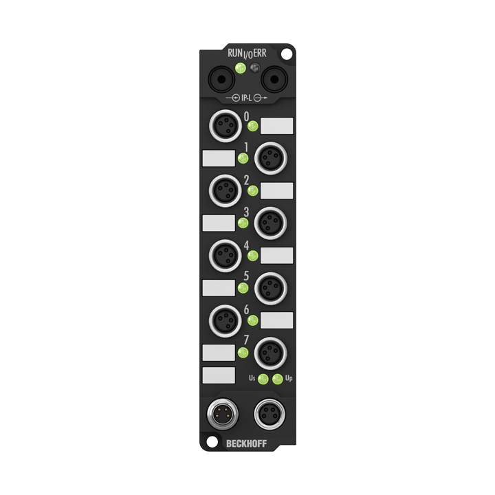 Beckhoff IE2401 Extension Box, 8-channel digital input + 8-channel digital output, 24 V DC, 3 ms, 05 A, M8 Turkey