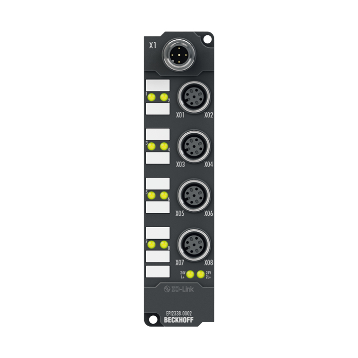Beckhoff EPI2338-0002 IO-Link box, 8-channel digital combi, 24 V DC, 3 ms, 05 A, M12 Turkey