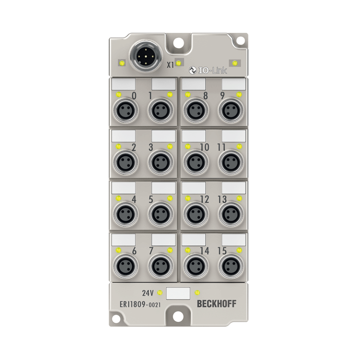Beckhoff ERI1809-0021 IO-Link box, 16-channel digital input, 24 V DC, 3 ms, M8, zinc die-cast Turkey