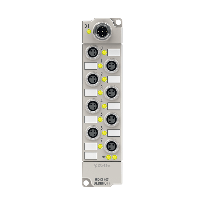 Beckhoff ERI2008-0001 IO-Link box, 8-channel digital output, 24 V DC, 05 A, M8, zinc die-cast Turkey