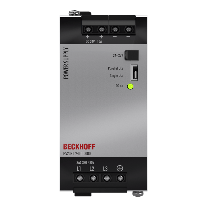 Beckhoff PS2031-2410-0000 Power supply PS2000; output: 24 V DC, 10 A; input: 3 AC 380…480 V, 3-phase Turkey