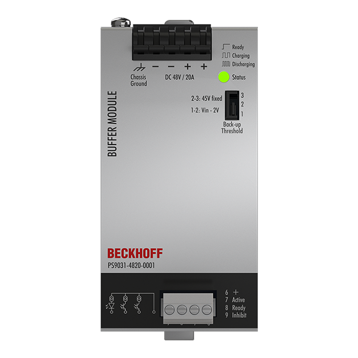 Beckhoff PS9031-4820-0001 Buffer module PS9000; output: 48 V DC, 20 A, 100 ms; input: 48 V DC Turkey