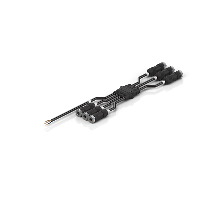 Beckhoff ZC2000-0000-0034 Splitter cable, for XPlanar tile APS4322-0000-0000, 1 x 6 layout, PVC, fixed installation Turkey