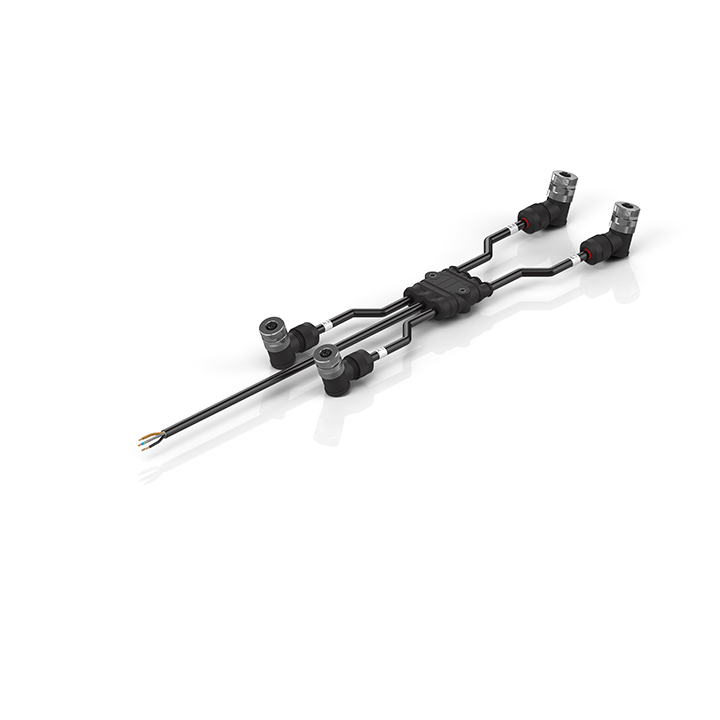 Beckhoff ZC2000-0000-0021 Splitter cable, for XPlanar tile APS4322-0000-0000, 2 x 2 layout, PVC, fixed installation Turkey