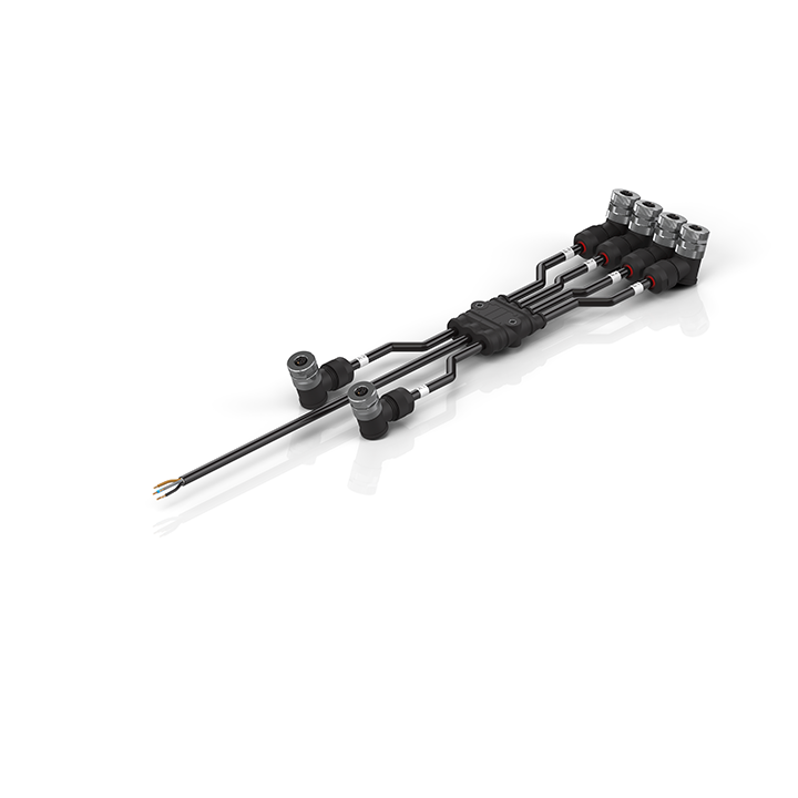 Beckhoff ZC2000-0000-0020 Splitter cable, for XPlanar tile APS4322-0000-0000, 2 x 3 layout, PVC, fixed installation Turkey