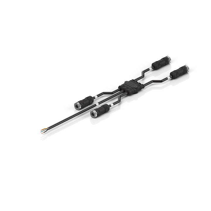 Beckhoff ZC2000-0000-0018 Splitter cable, for XPlanar tile APS4322-0000-0000, 2 x 2 layout, PVC, fixed installation Turkey