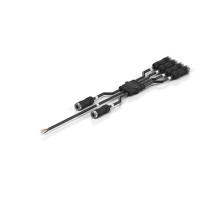 Beckhoff ZC2000-0000-0017 Splitter cable, for XPlanar tile APS4322-0000-0000, 2 x 3 layout, PVC, fixed installation Turkey