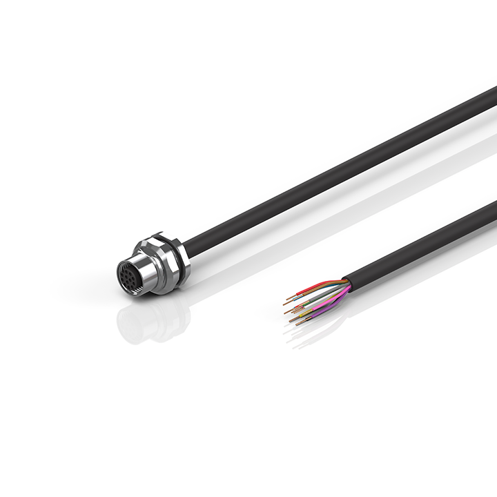Beckhoff ZK2000-A600-0xxx Sensor cable, PUR, 12 x 014 mm², drag-chain suitable Turkey