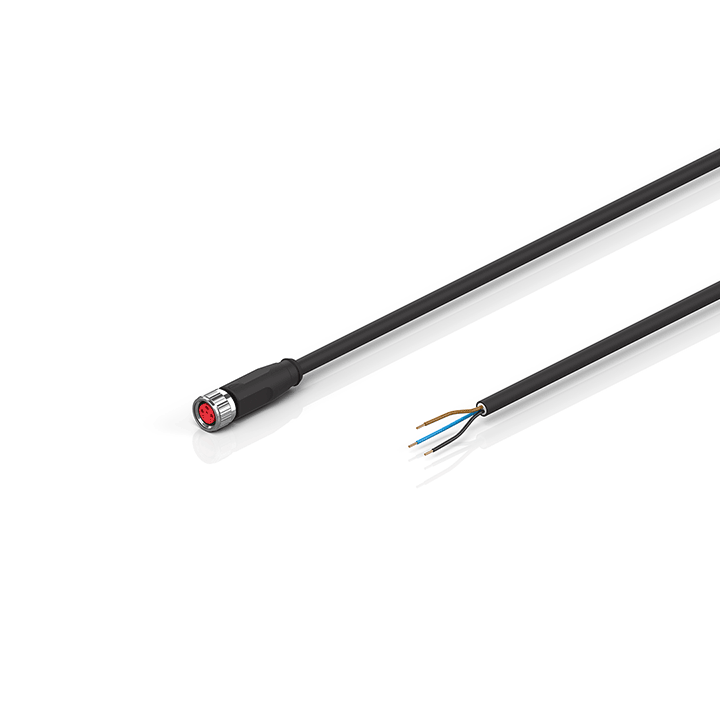 Beckhoff ZK2000-2200-0xxx Sensor cable, PUR, 3 x 025 mm², drag-chain suitable Turkey