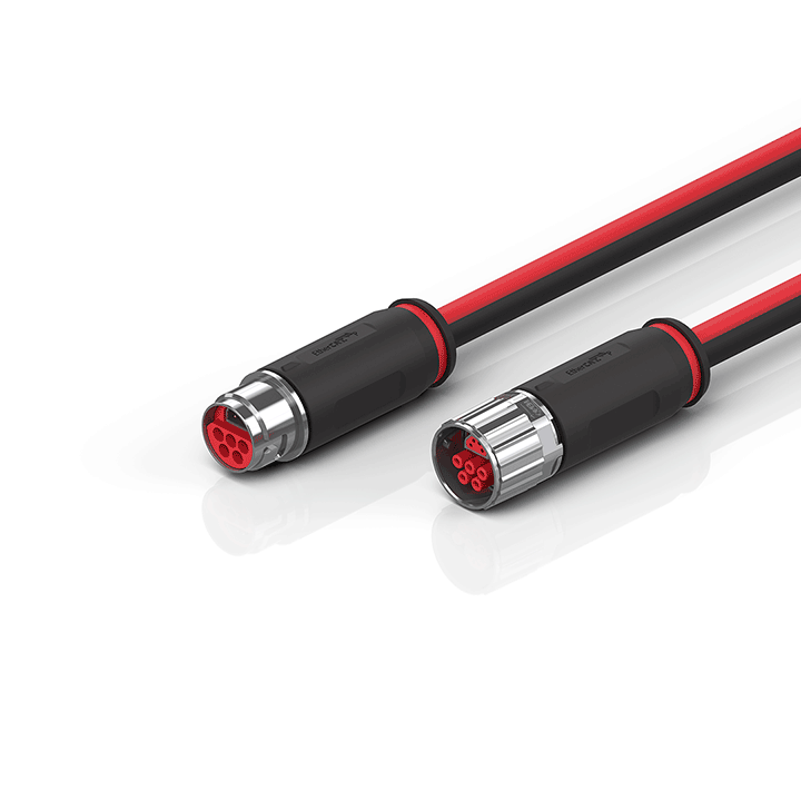 Beckhoff ZK7208-3431-0xxx B17, ECP cable, PUR, 5 G 15 mm² + (1 x 4 x AWG22), drag chain suitable, key 1 (2 x 24 V DC + PE) Turkey