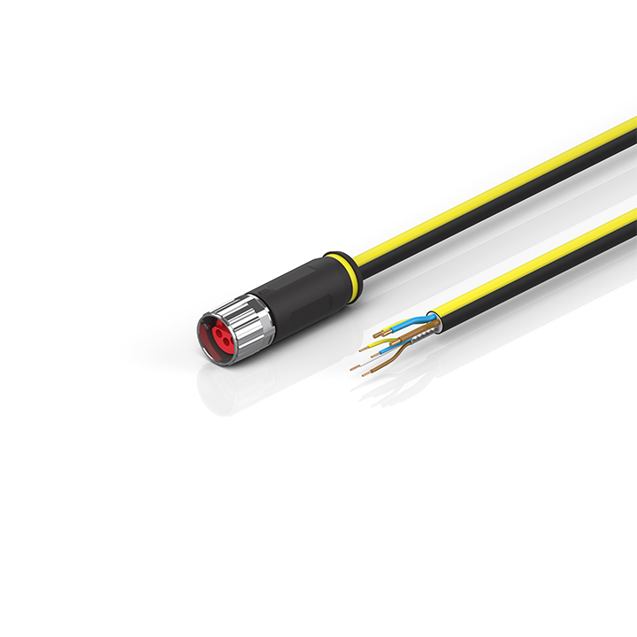 Beckhoff ZK7906-1800-Axxx ENP cable, PUR, 3 G 15 mm² + (1 x 4 x AWG22), drag chain suitable, key 3 (user-defined voltage) Turkey