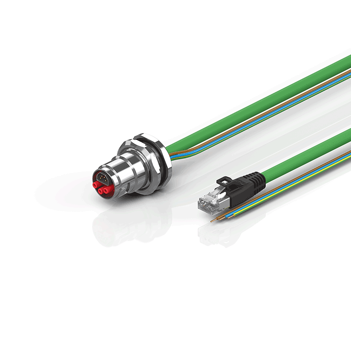 Beckhoff ZK7906-BM00-Axxx ENP cable, PUR, 3 G 15 mm² + (1 x 4 x AWG22), drag chain suitable, key 3 (user-defined voltage) Turkey