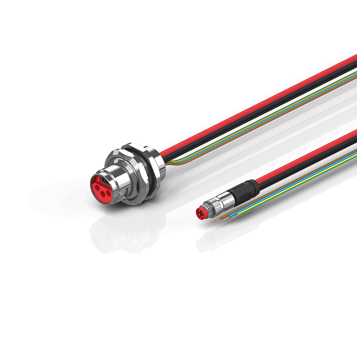 Beckhoff ZK7906-AJ00-0xxx B17, ECP cable, PUR, 3 G 15 mm² + (1 x 4 x AWG22), drag chain suitable, key 3 (user-defined voltage) Turkey