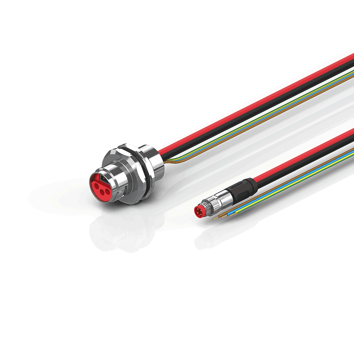 Beckhoff ZK7906-AL00-0xxx B17, ECP cable, PUR, 3 G 15 mm² + (1 x 4 x AWG22), drag chain suitable, key 3 (user-defined voltage) Turkey