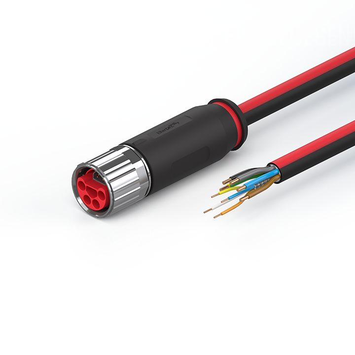 Beckhoff ZK7908-3000-0xxx B17, ECP cable, PUR, 5 G 15 mm² + (1 x 4 x AWG22), drag chain suitable, key 3 (user-defined voltage) Turkey