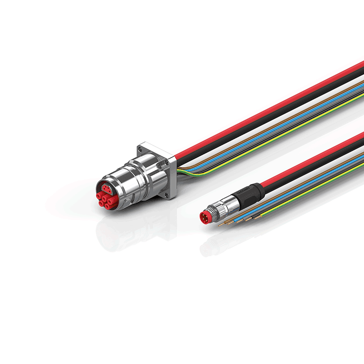 Beckhoff ZK7908-BW00-0xxx B17, ECP cable, PUR, 5 G 15 mm² + (1 x 4 x AWG22), drag chain suitable, key 3 (user-defined voltage) Turkey