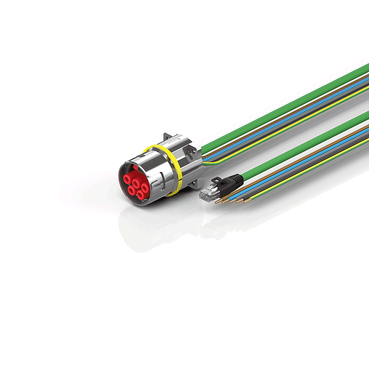 Beckhoff ZK7825-BX00-Axxx B40, ENP cable, PUR, 5 G 160 mm² + (1 x 4 x AWG22), drag chain suitable, key 2 (400 V AC) Turkey