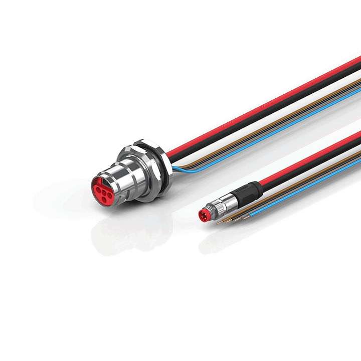 Beckhoff ZK7624-BT00-0xxx B17, ECP cable, PUR, 4 x 15 mm² + (1 x 4 x AWG22), drag chain suitable, key 2 (user-defined voltage) Turkey