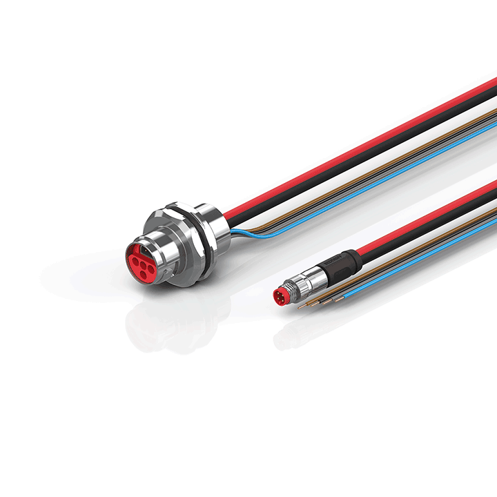 Beckhoff ZK7624-AR00-0xxx B17, ECP cable, PUR, 4 x 15 mm² + (1 x 4 x AWG22), drag chain suitable, key 2 (user-defined voltage) Turkey