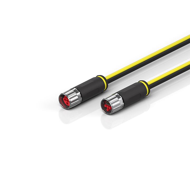 Beckhoff ZK7624-2425-Axxx B17, ENP cable, PUR, 4 x 15 mm² + (1 x 4 x AWG22), drag chain suitable, key 2 (user-defined voltage) Turkey