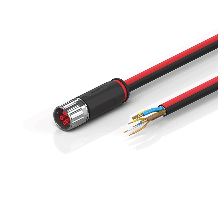 Beckhoff ZK7610-1900-0xxx B17, ECP cable, PUR, 3 G 25 mm² + (1 x 4 x AWG22), drag-chain suitable, key 2 (230 V AC) Turkey