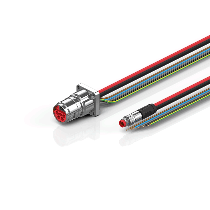Beckhoff ZK7608-BX00-0xxx B17, ECP cable, PUR, 5 G 15 mm² + (1 x 4 x AWG22), drag chain suitable, key 2 (400 V AC) Turkey