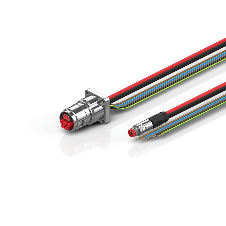 Beckhoff ZK7608-BW00-0xxx B17, ECP cable, PUR, 5 G 15 mm² + (1 x 4 x AWG22), drag chain suitable, key 2 (400 V AC) Turkey