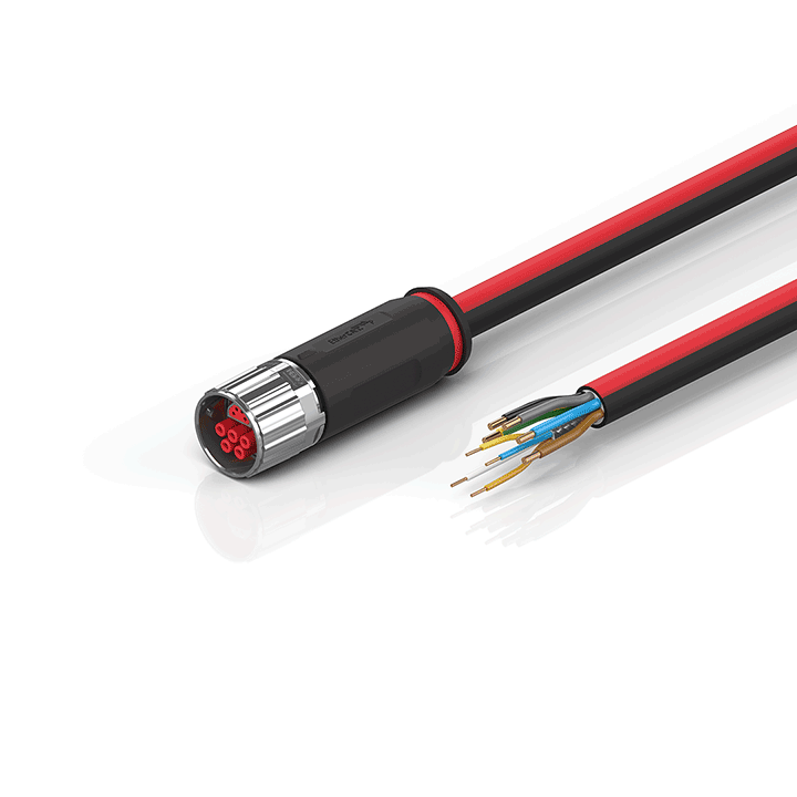 Beckhoff ZK7608-3100-0xxx B17, ECP cable, PUR, 5 G 15 mm² + (1 x 4 x AWG22), drag chain suitable, key 2 (400 V AC) Turkey