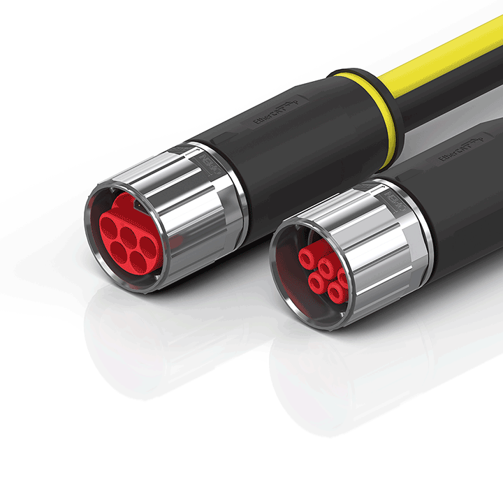 Beckhoff ZK7425-3031-Axxx B40, ENP cable, PUR, 5 G 160 mm² + (1 x 4 x AWG22), drag chain suitable, key 1 (2 x 24 V DC + PE) Turkey