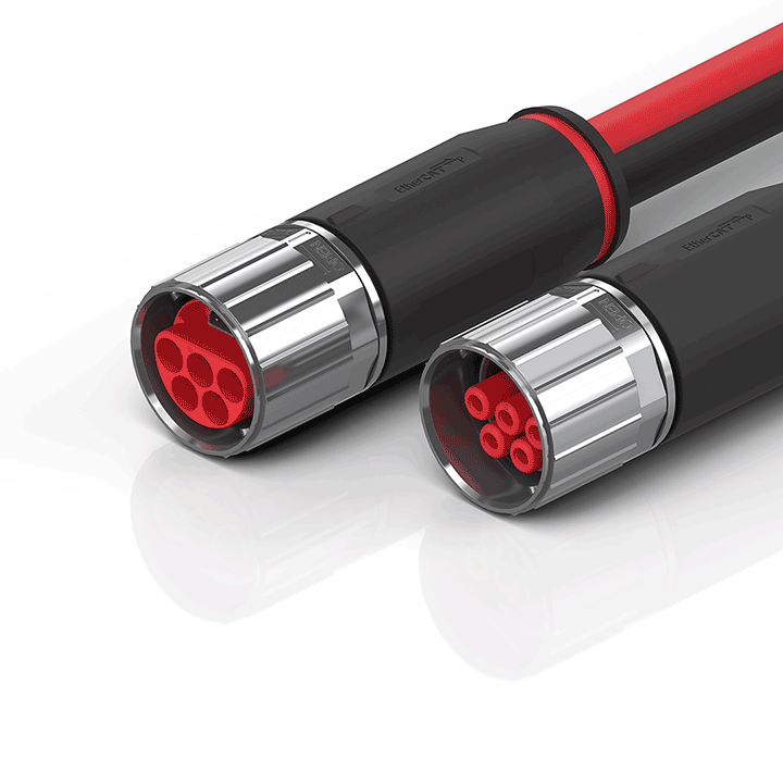 Beckhoff ZK7425-3031-0xxx B40, ECP cable, PUR, 5 G 160 mm² + (1 x 4 x AWG22), drag chain suitable, key 1 (2 x 24 V DC + PE) Turkey