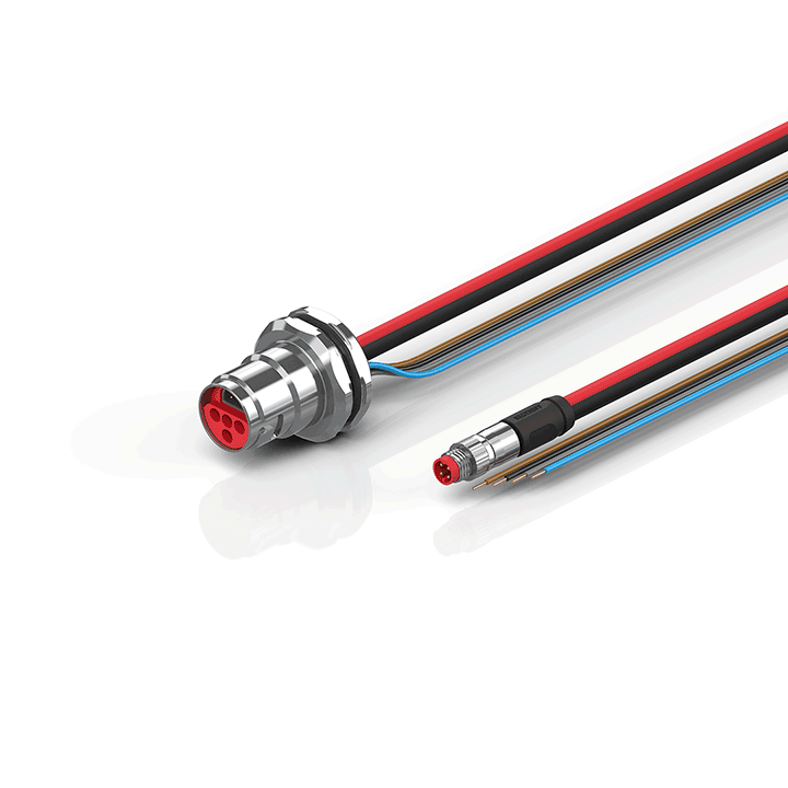 Beckhoff ZK7224-BV00-0xxx B17, ECP cable, PUR, 4 x 15 mm² + (1 x 4 x AWG22), drag chain suitable, key 1 (2 x 24 V DC) Turkey