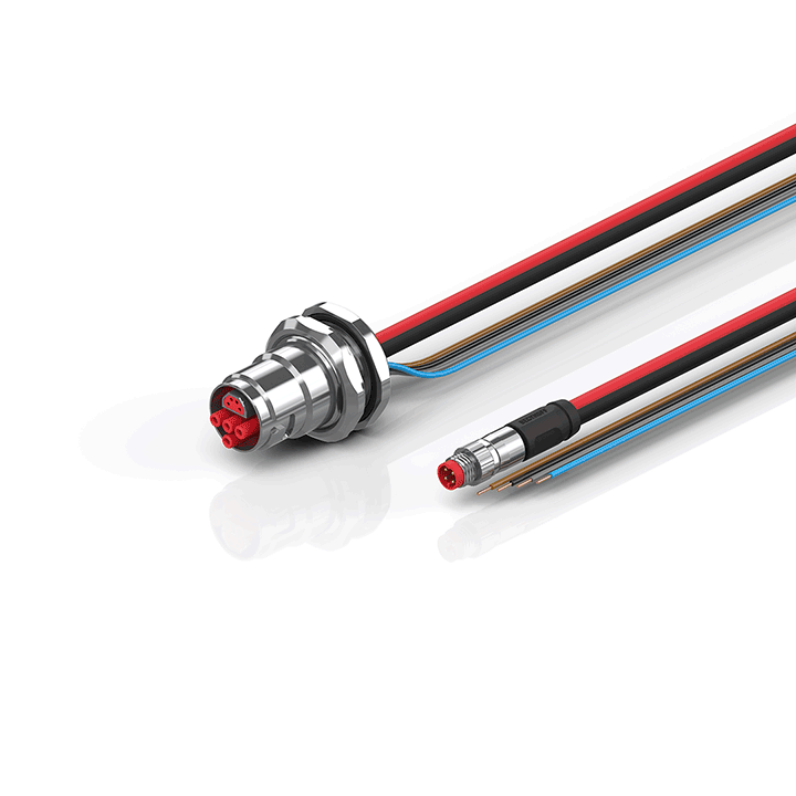 Beckhoff ZK7224-BS00-0xxx B17, ECP cable, PUR, 4 x 15 mm² + (1 x 4 x AWG22), drag chain suitable, key 1 (2 x 24 V DC) Turkey