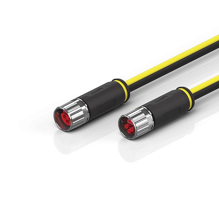 Beckhoff ZK7210-1819-Axxx B17, ENP cable, PUR, 3 G 25 mm² + (1 x 4 x AWG22), drag chain suitable, key 1 (24 V DC) Turkey
