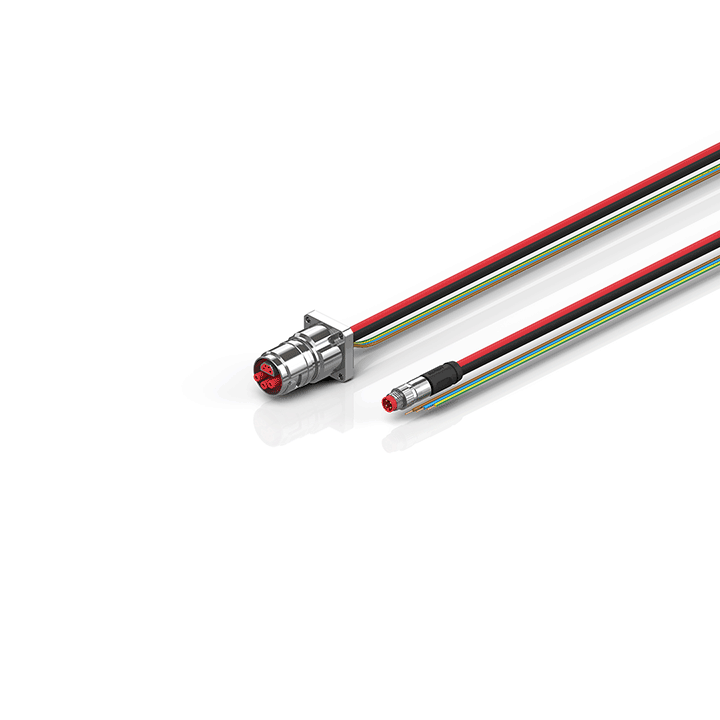 Beckhoff ZK7206-BK00-0xxx B17, ECP cable, PUR, 3 G 15 mm² + (1 x 4 x AWG22), drag chain suitable, key 1 (24 V DC) Turkey
