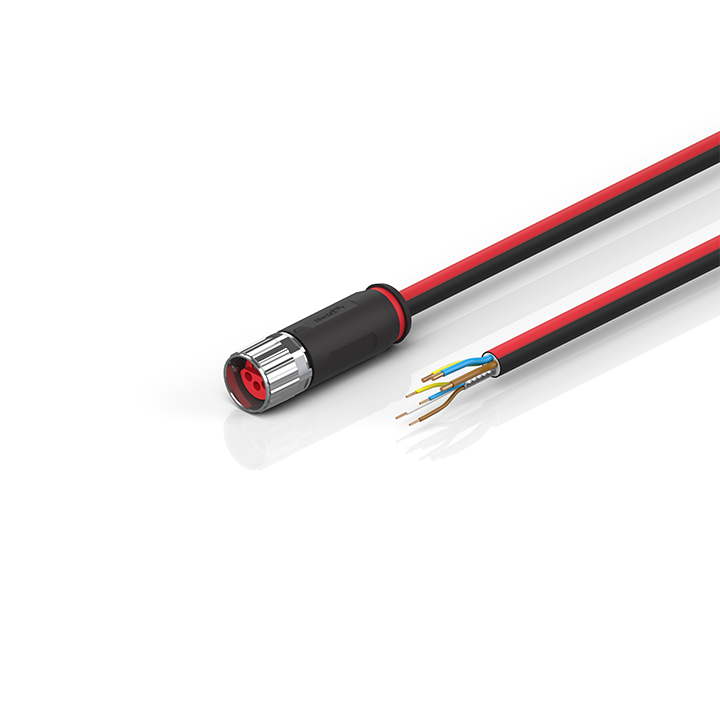 Beckhoff ZK7206-1800-0xxx B17, ECP cable, PUR, 3 G 15 mm² + (1 x 4 x AWG22), drag chain suitable, key 1 (24 V DC) Turkey