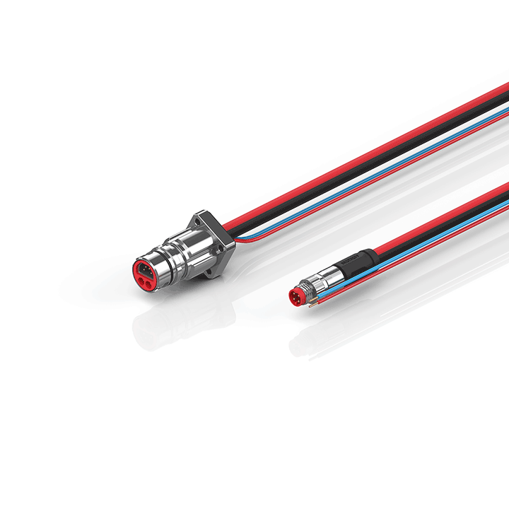 Beckhoff ZK7102-BF00-0xxx B12, ECP cable, PUR, 2 x 075 mm² + (1 x 4 x AWG22), drag chain suitable, key 1 (24 V DC) Turkey