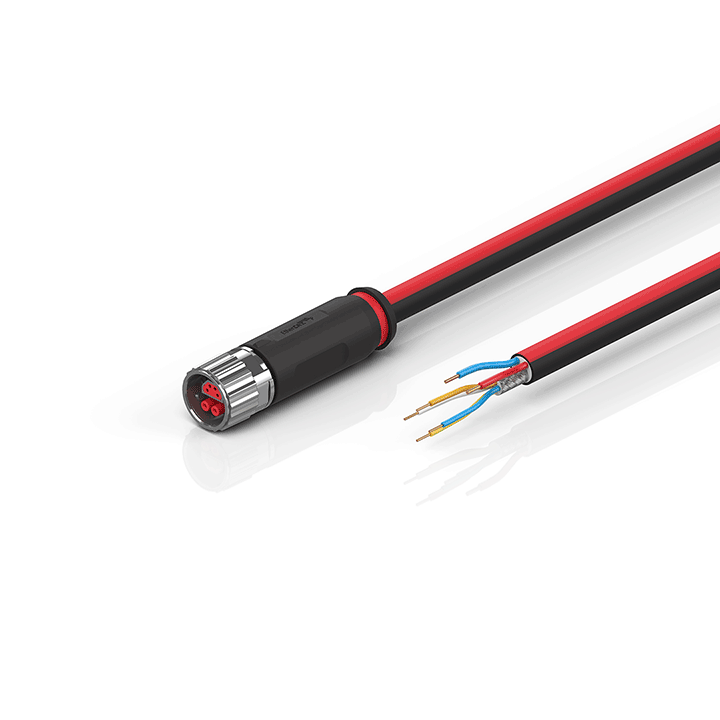 Beckhoff ZK7102-0700-0xxx B12, ECP cable, PUR, 2 x 075 mm² + (1 x 4 x AWG22), drag chain suitable, key 1 (24 V DC) Turkey