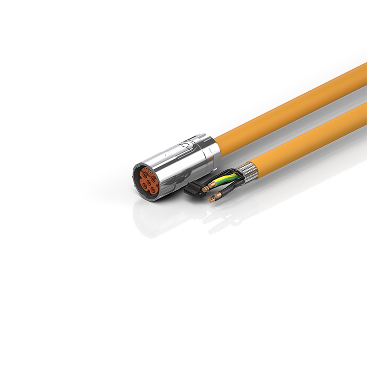 Beckhoff ZK4504-8018-xxxx Motor connection cable 16 mm² with M40 speedtec® plug, drag-chain suitable Turkey