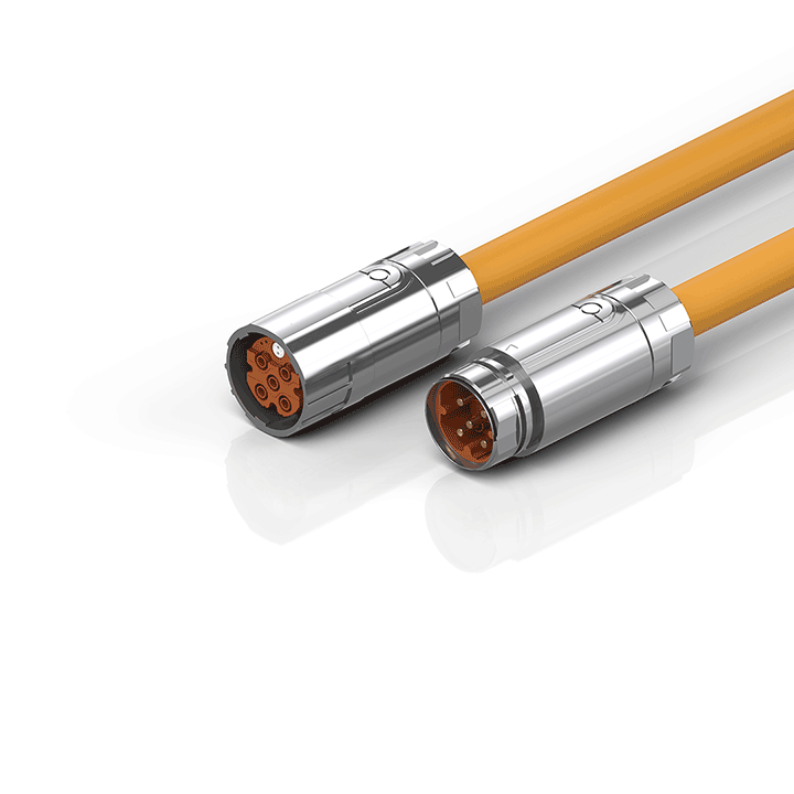 Beckhoff ZK4501-8027-xxxx Motor extension cable 10 mm² with M40 speedtec® plug, drag-chain suitable Turkey