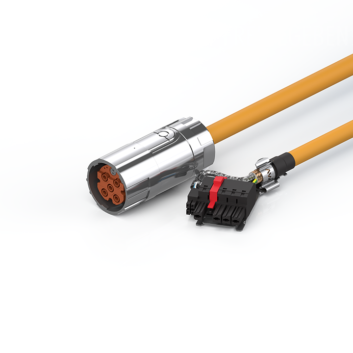 Beckhoff ZK4800-8025-xxxx Motor connection cable 4 mm² with M40 speedtec® plug system, drag-chain suitable Turkey