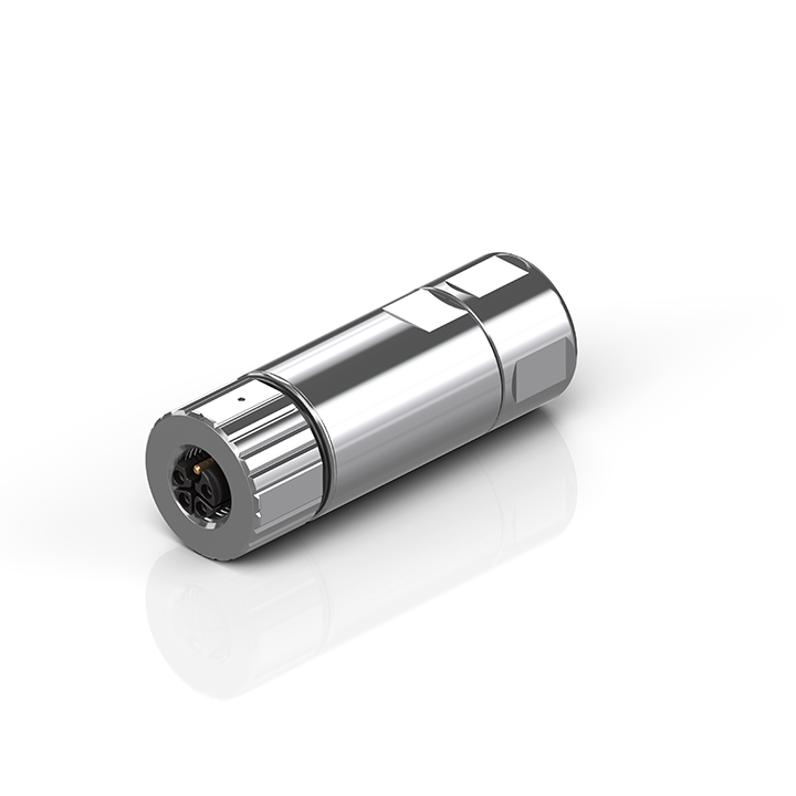Beckhoff ZS2020-6720 M12 socket field assembly, power, IP67 Turkey