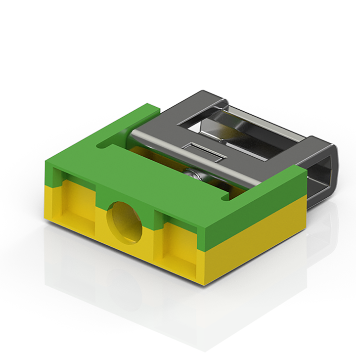 Beckhoff ZB8530 U-clamp terminal up to 4 mm² for PE connection to the rail (10 x 3 mm) Turkey