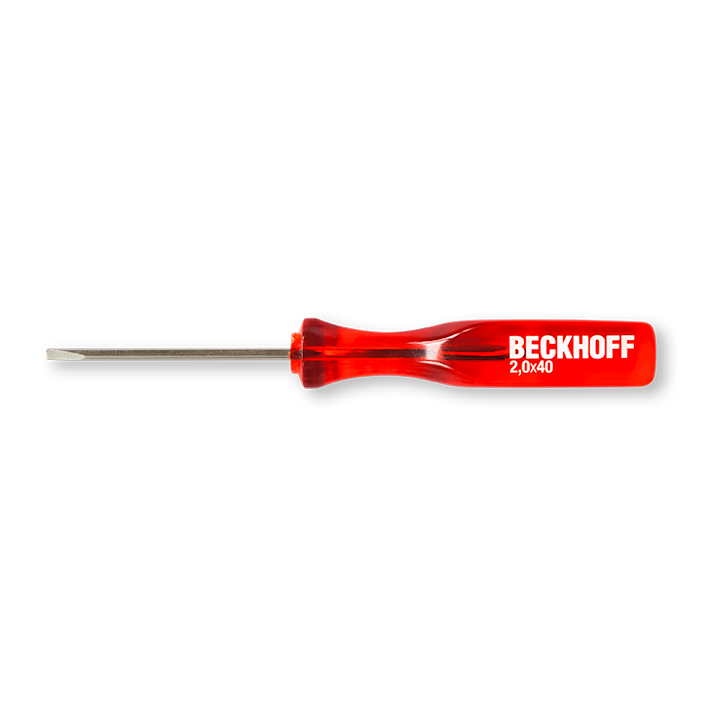 Beckhoff ZB8701 Slot screwdriver 20 x 40 mm, HD terminals Turkey