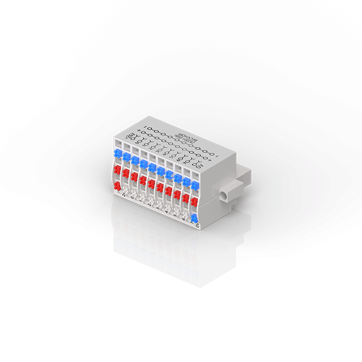 Beckhoff ZS2001-0004 Female header with spring connection as IP20 plug-in connection level, 3 x 10-pin, with LED Turkey